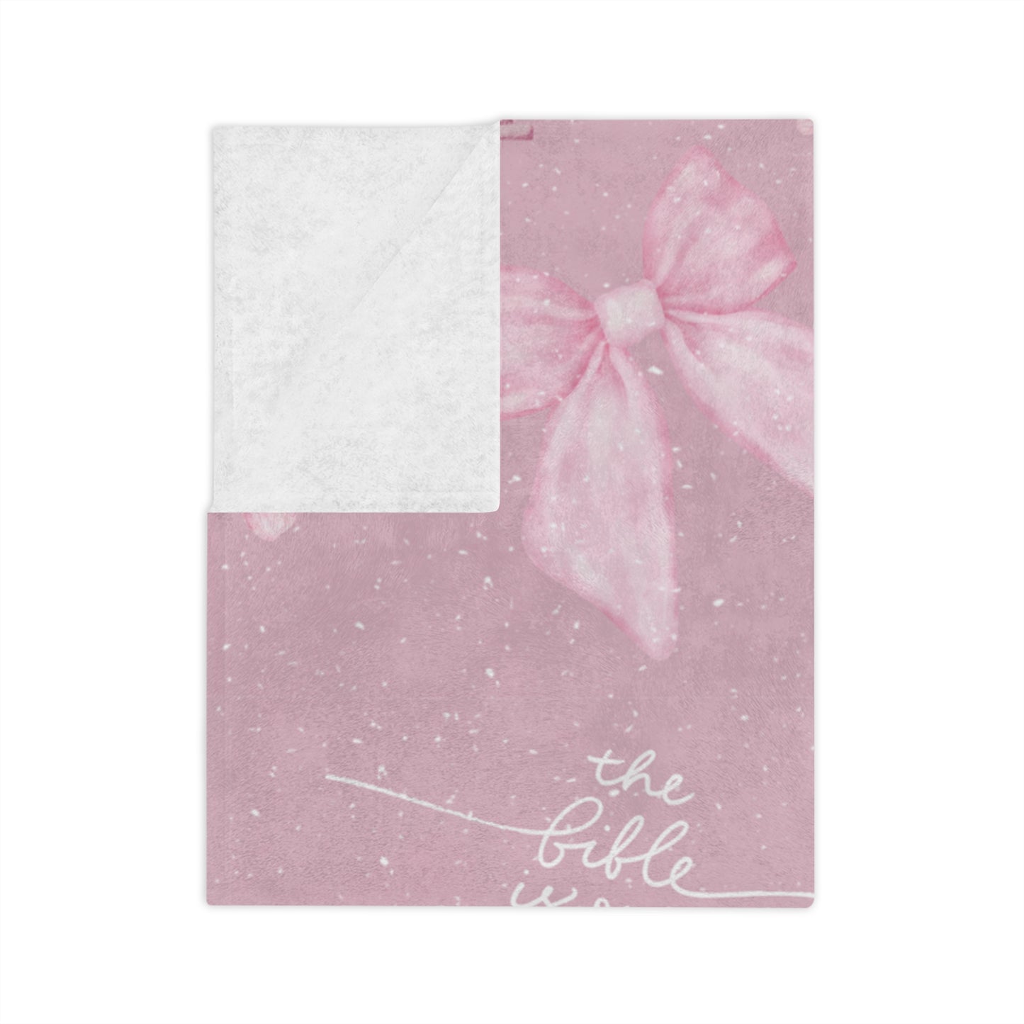 Bible is Our Compass Minky Blanket