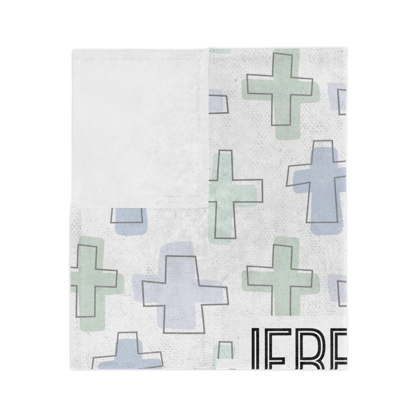 Personalized Rooted in Faith Minky Blanket