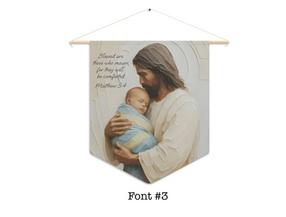 Jesus Holding Baby Child Loss Art
