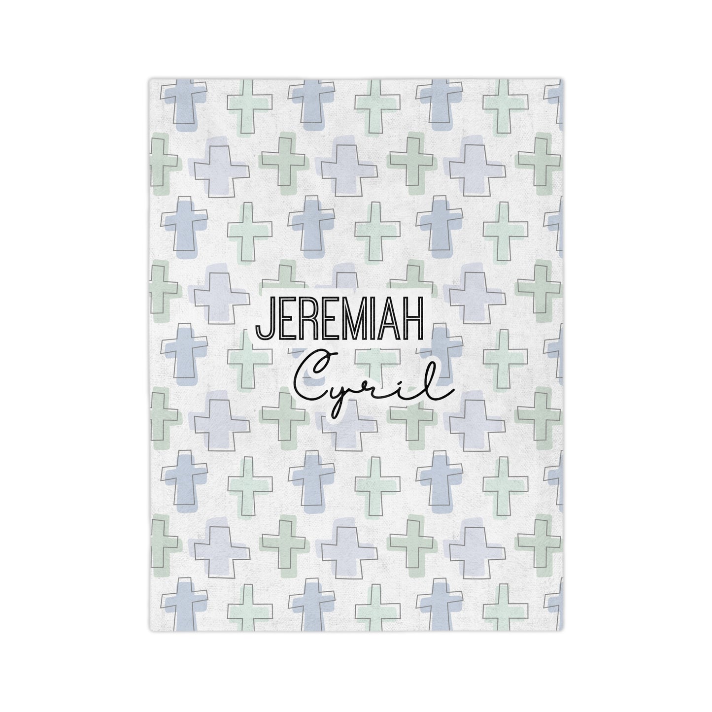 Personalized Rooted in Faith Minky Blanket