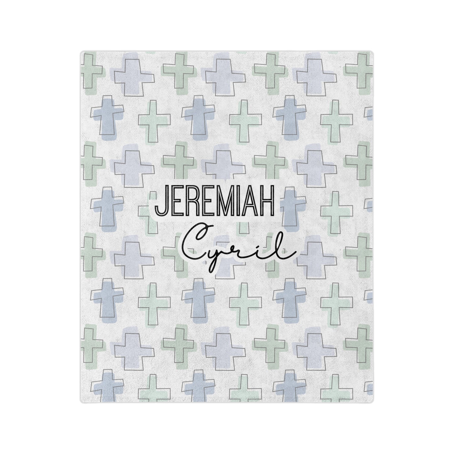 Personalized Rooted in Faith Minky Blanket