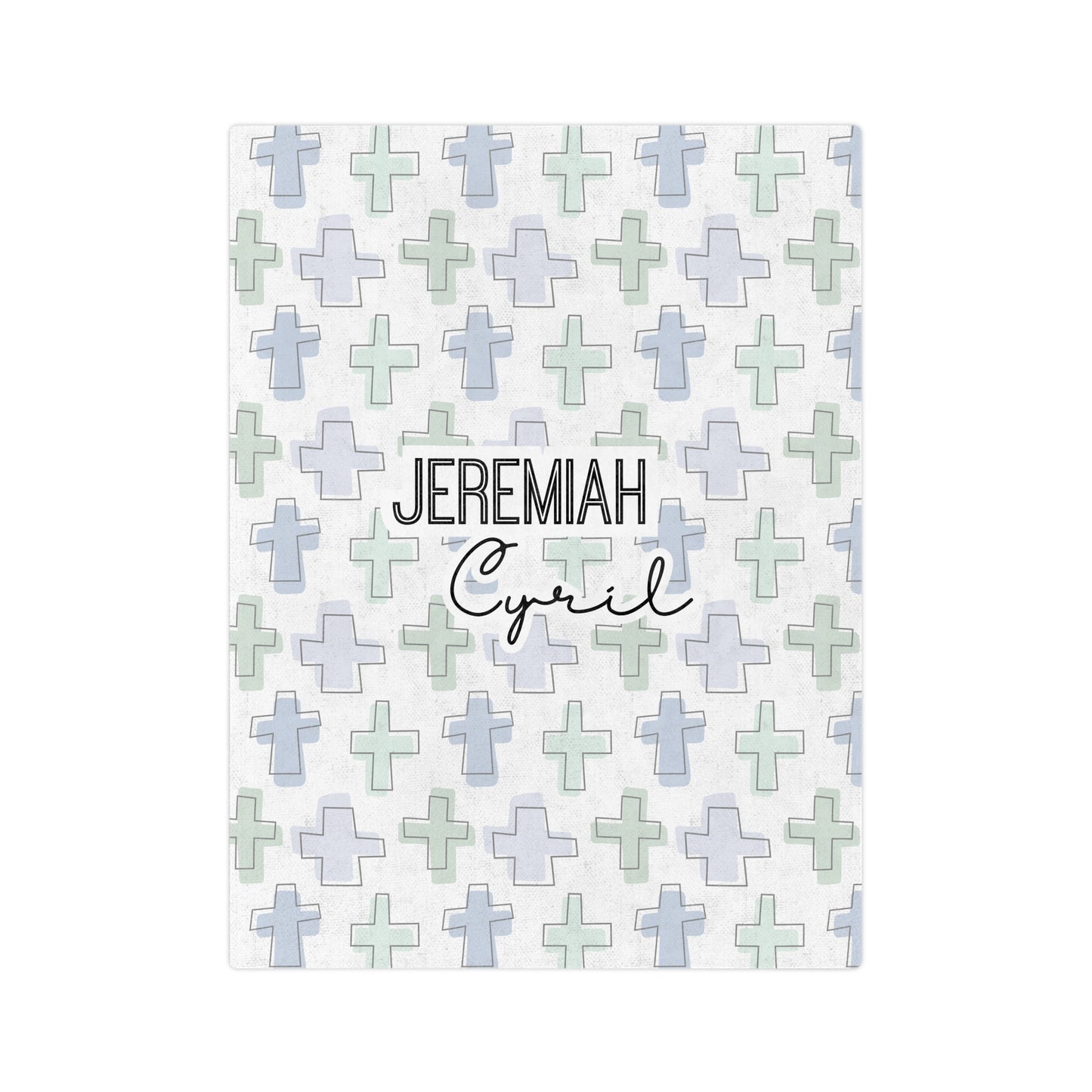 Personalized Rooted in Faith Minky Blanket