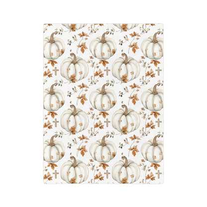 Faithful Harvest Minky Blanket
