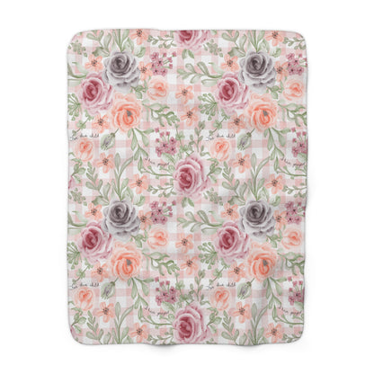 For This Child I Have Prayed Sherpa Blanket