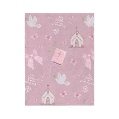 Bible is Our Compass Minky Blanket