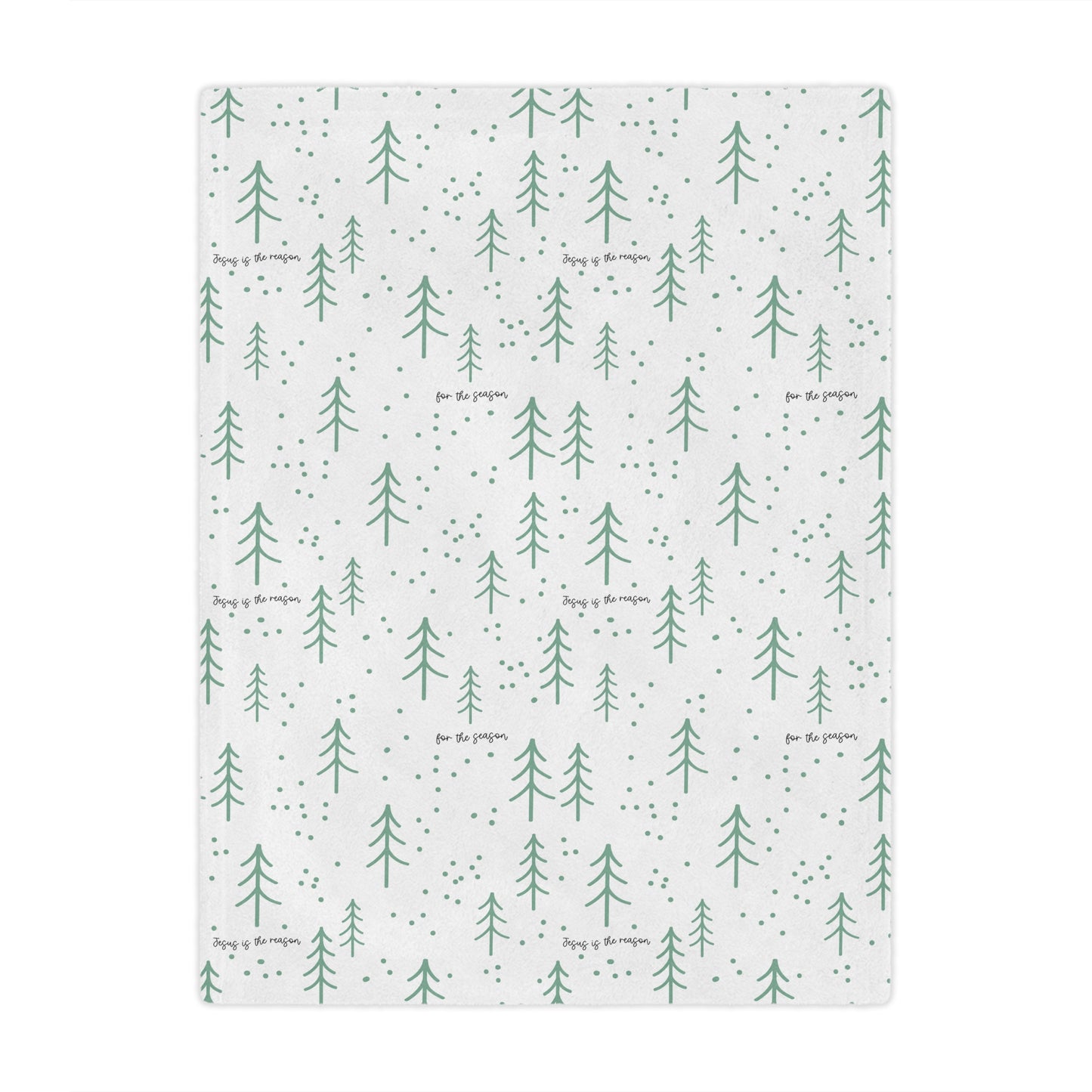 Jesus is the Reason for the Season Minky Blanket