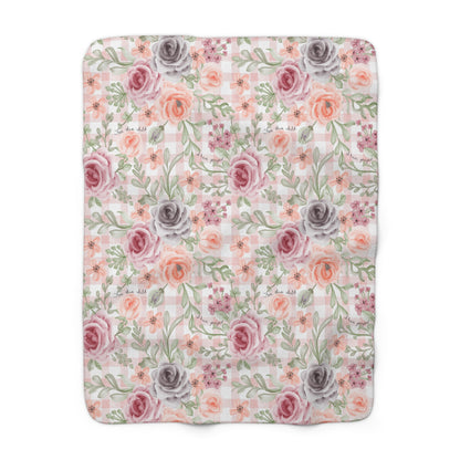 For This Child I Have Prayed Sherpa Blanket