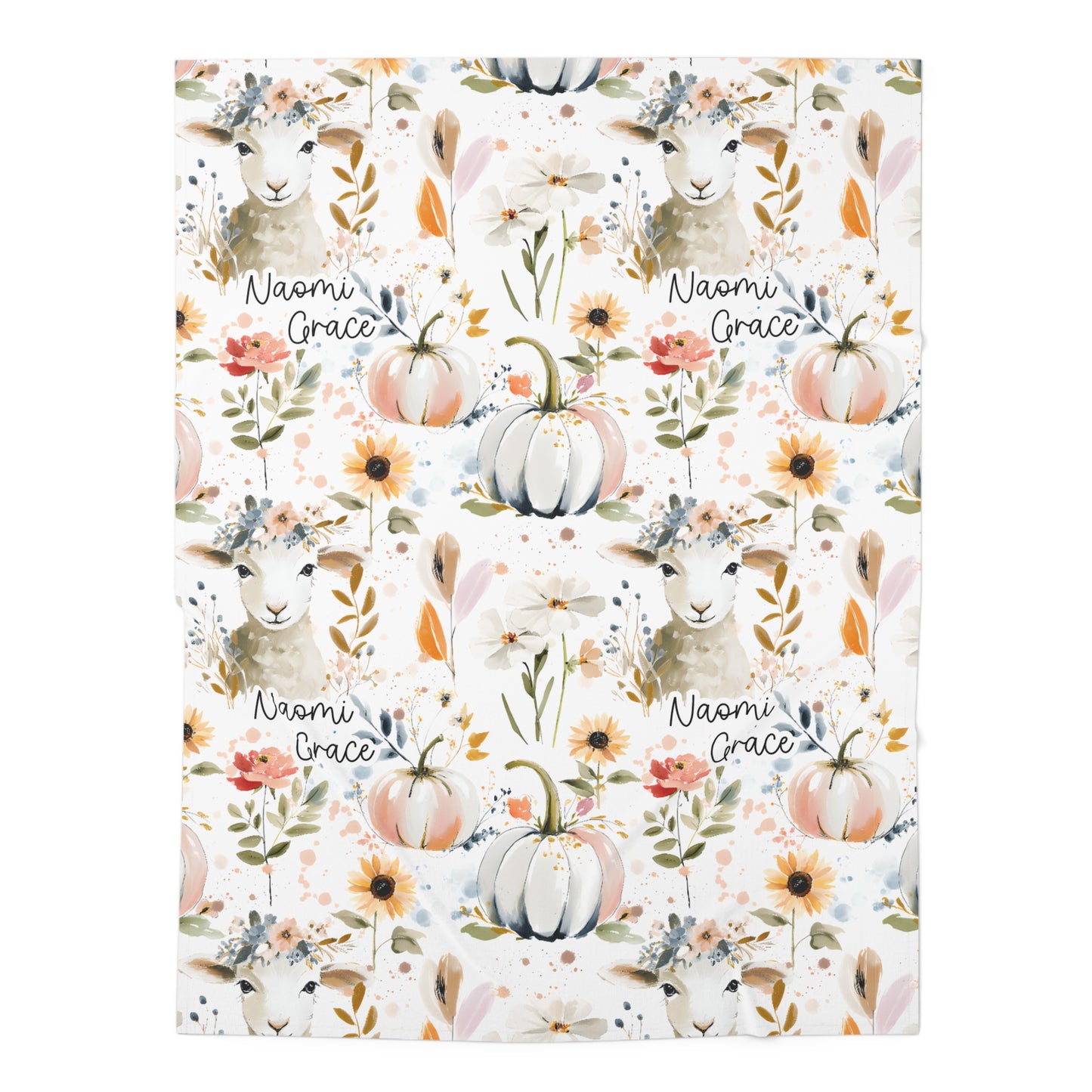 Personalized He Left the 99 To Find Me Baby Swaddle Blanket