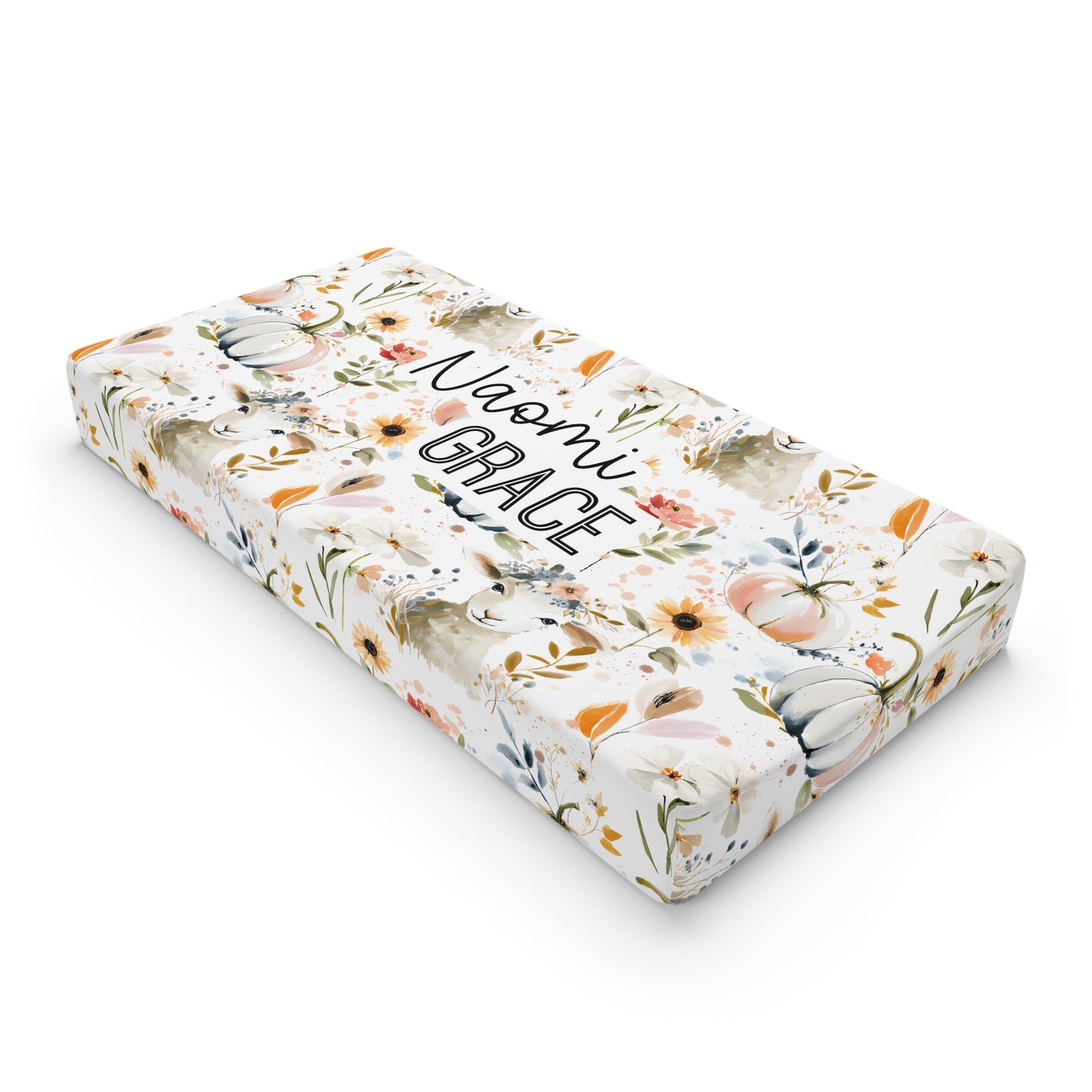 Personalized He Left The 99 To Find Me Changing Pad Cover