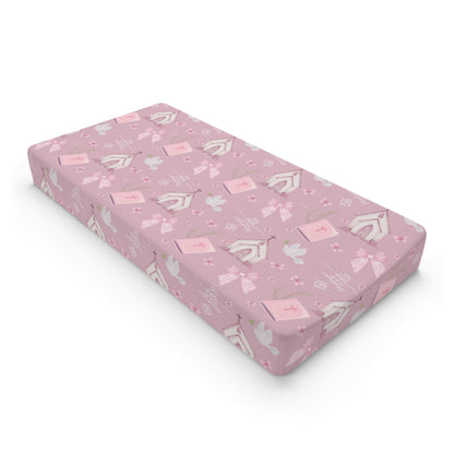 Psalm 119:105 - Bible is Our Compass Baby Changing Pad Cover
