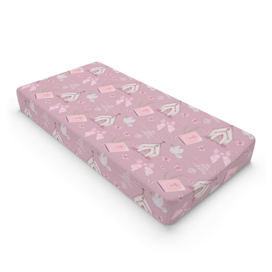 Psalm 119:105 - Bible is Our Compass Baby Changing Pad Cover