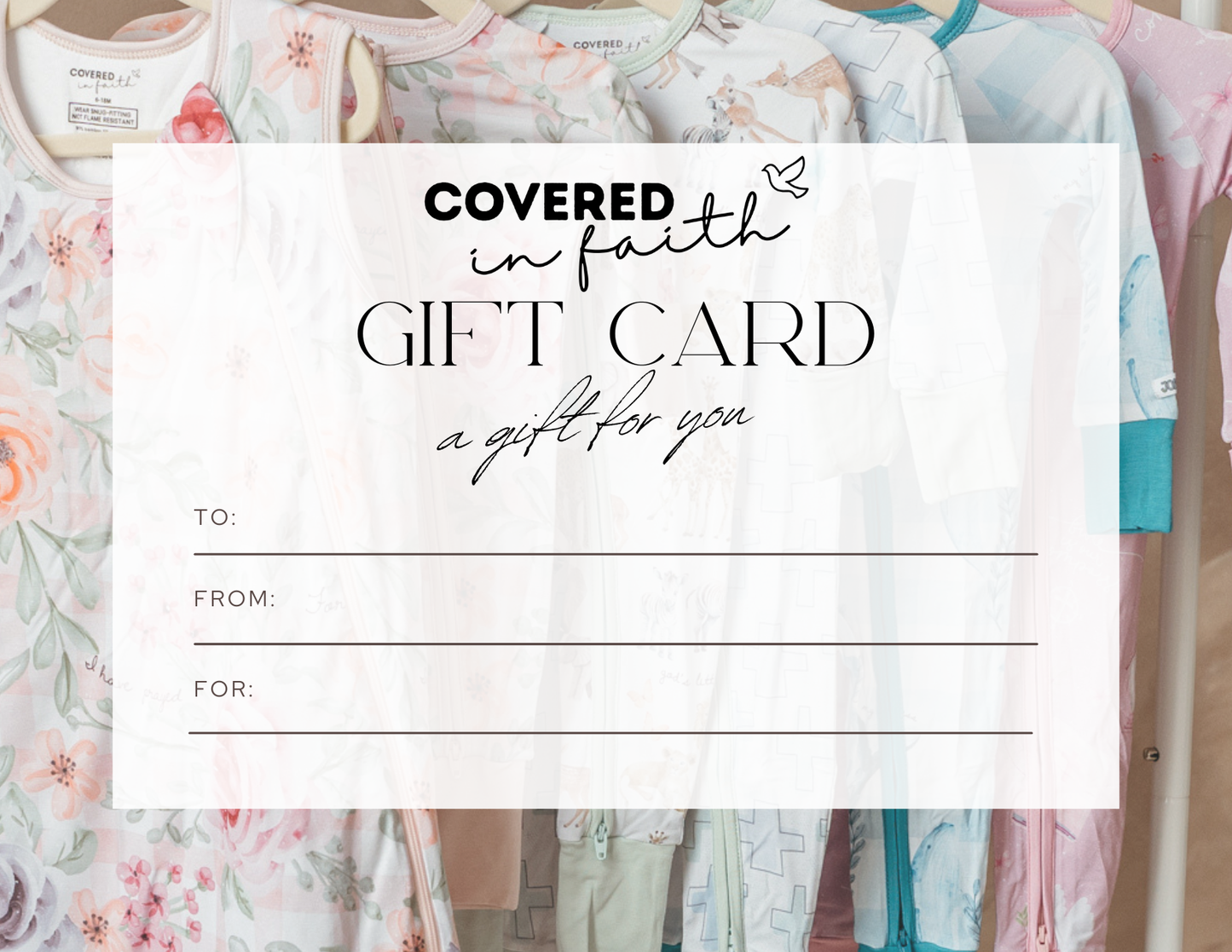 Covered in Faith Gift Card