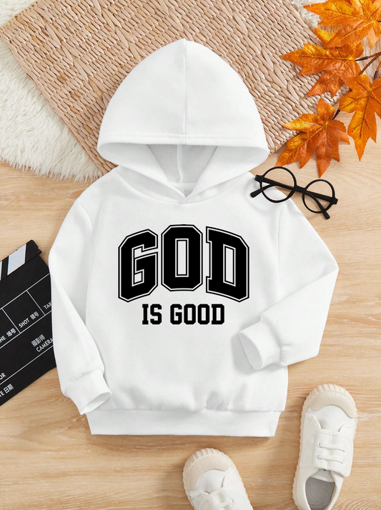 God is Good Toddler Fleece Hoodie