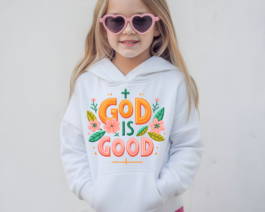 God is Good Youth Heavy Blend Hoodie
