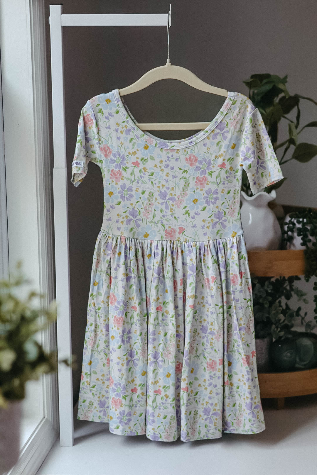 God is Within Her Toddler Bamboo Twirl Dress