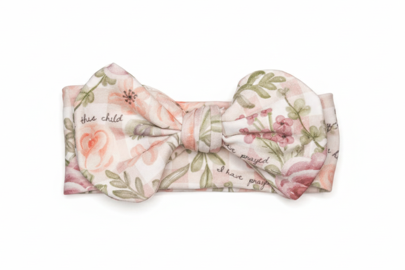 For This Child I Have Prayed Baby Headband