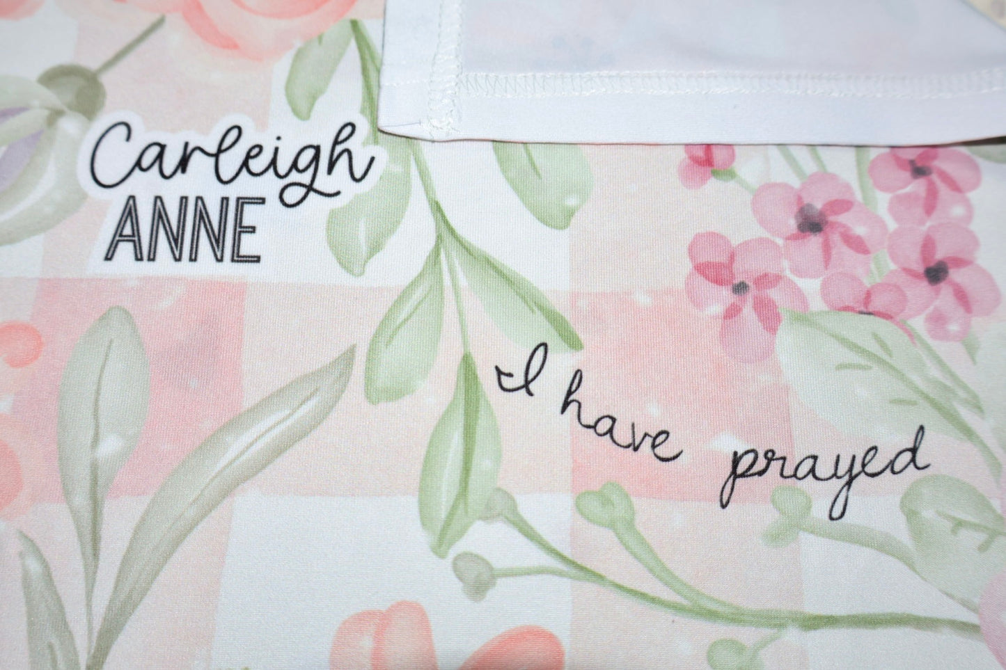 Personalized For This Child I Have Prayed Baby Swaddle Blanket