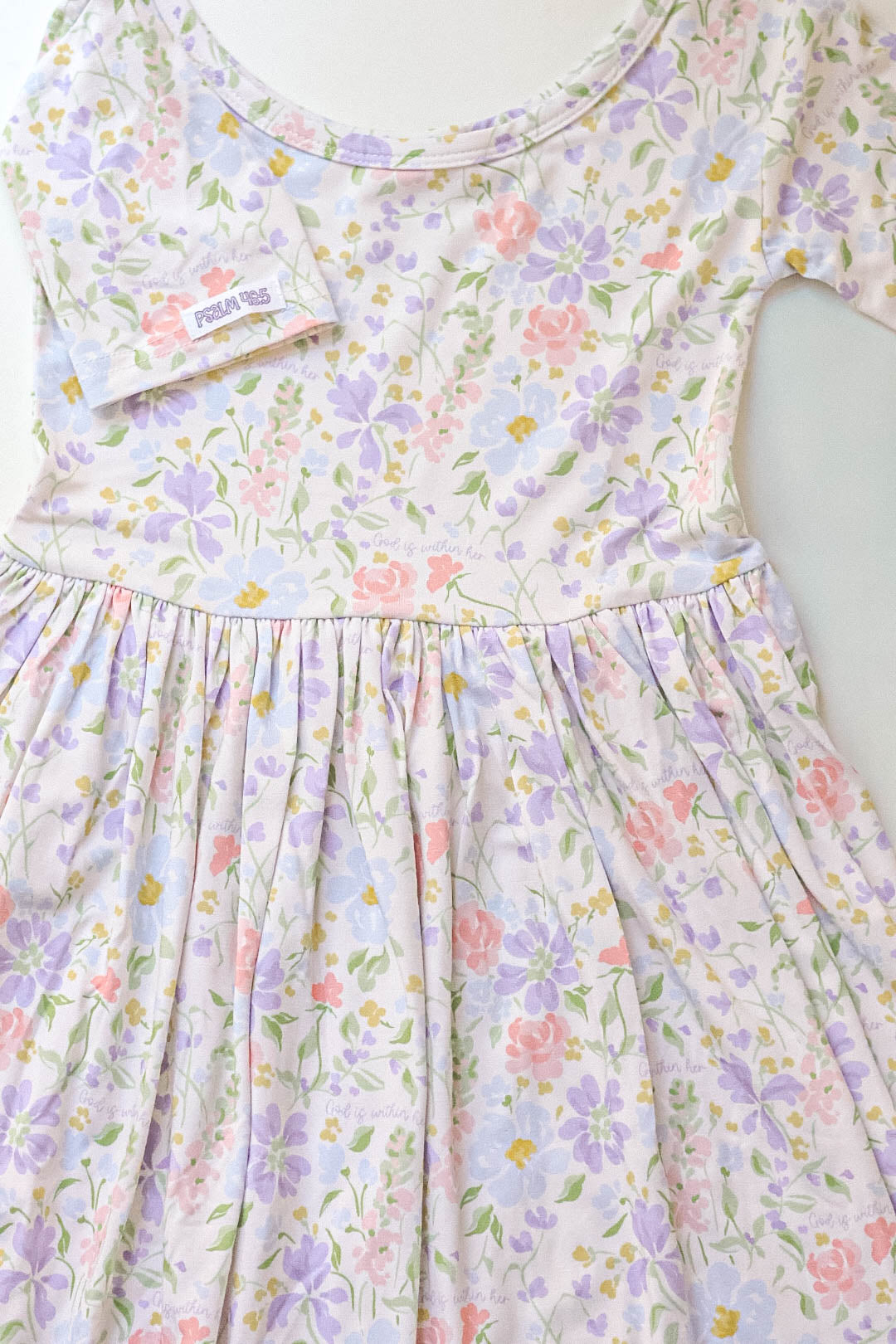 God is Within Her Bamboo Toddler Twirl Dress