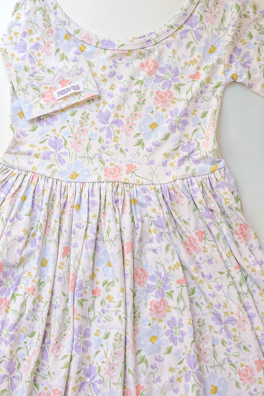 God is Within Her Bamboo Toddler Twirl Dress