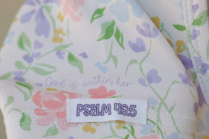 God is Within Her Bamboo Baby Romper Twirl Dress