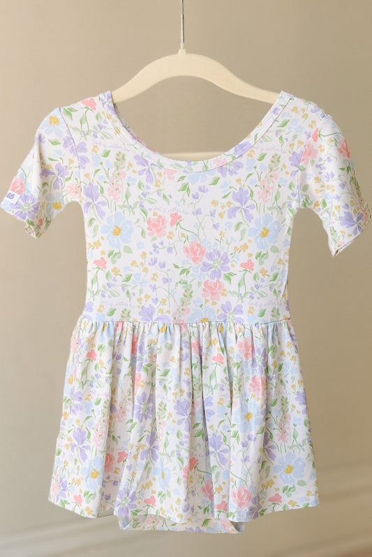 God is Within Her Bamboo Baby Romper Twirl Dress