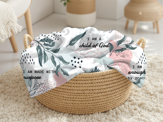 Inspirational Bible Verse Plush Blanket