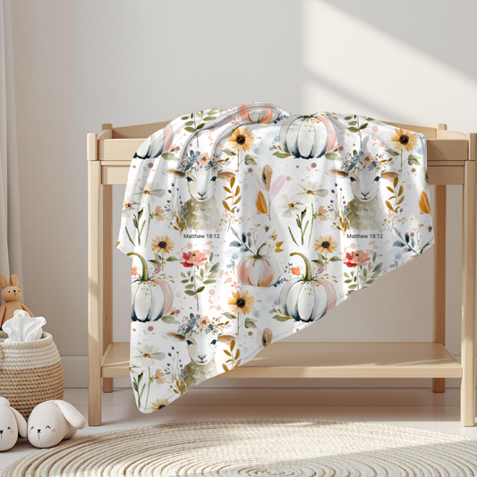 Matthew 18:12 He Left The 99 To Find Me Velveteen Plush Blanket