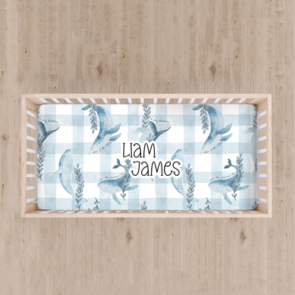 Personalized From The Depths Crib Sheet