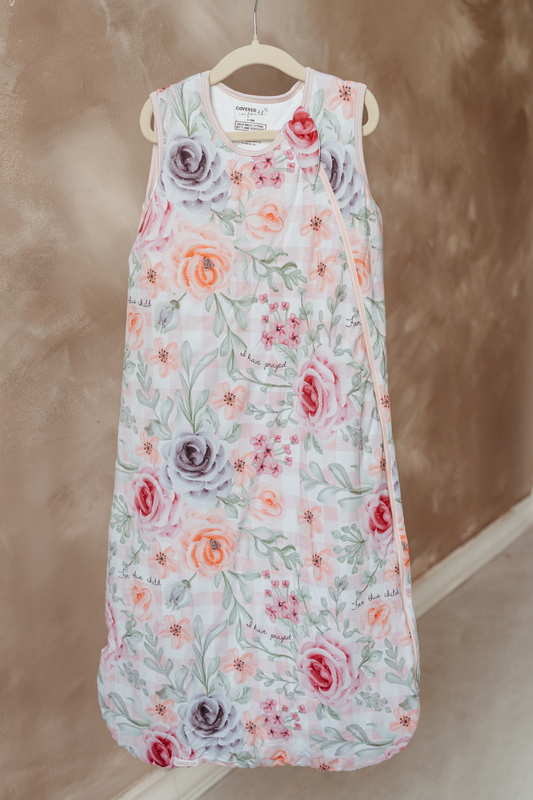 For This Child I Have Prayed Bamboo Sleeping Bag