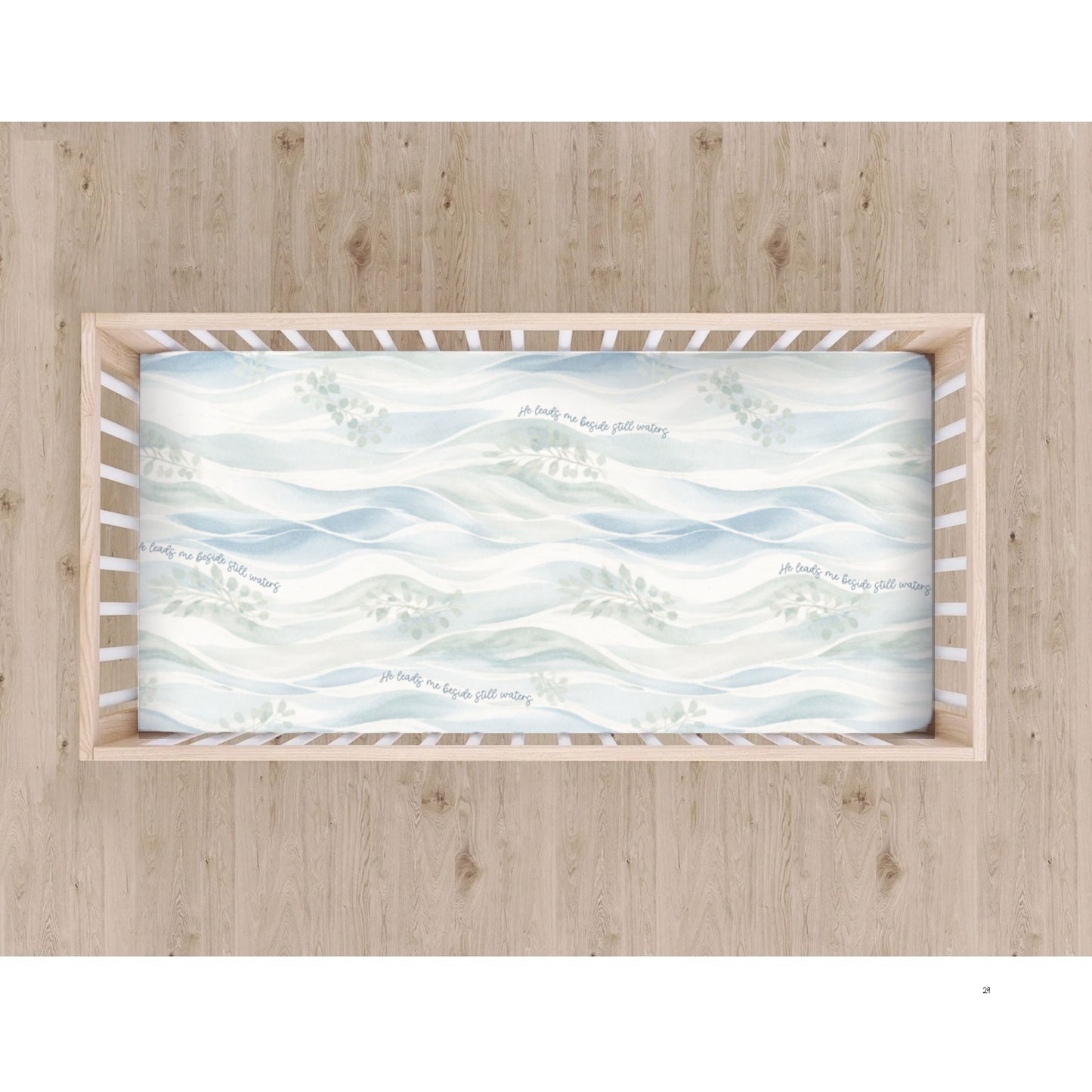 Still Waters Crib Sheet
