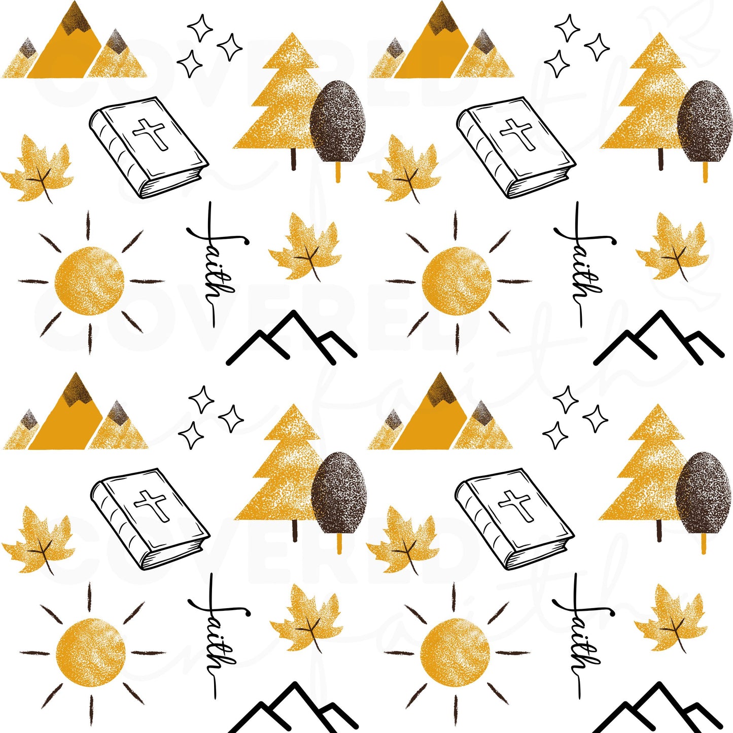Faith Can Move Mountains Standard Crib Sheet