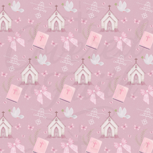 Bible Is Our Compass Swaddle Blanket