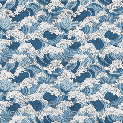 Personalized Through The Waters Crib Sheet