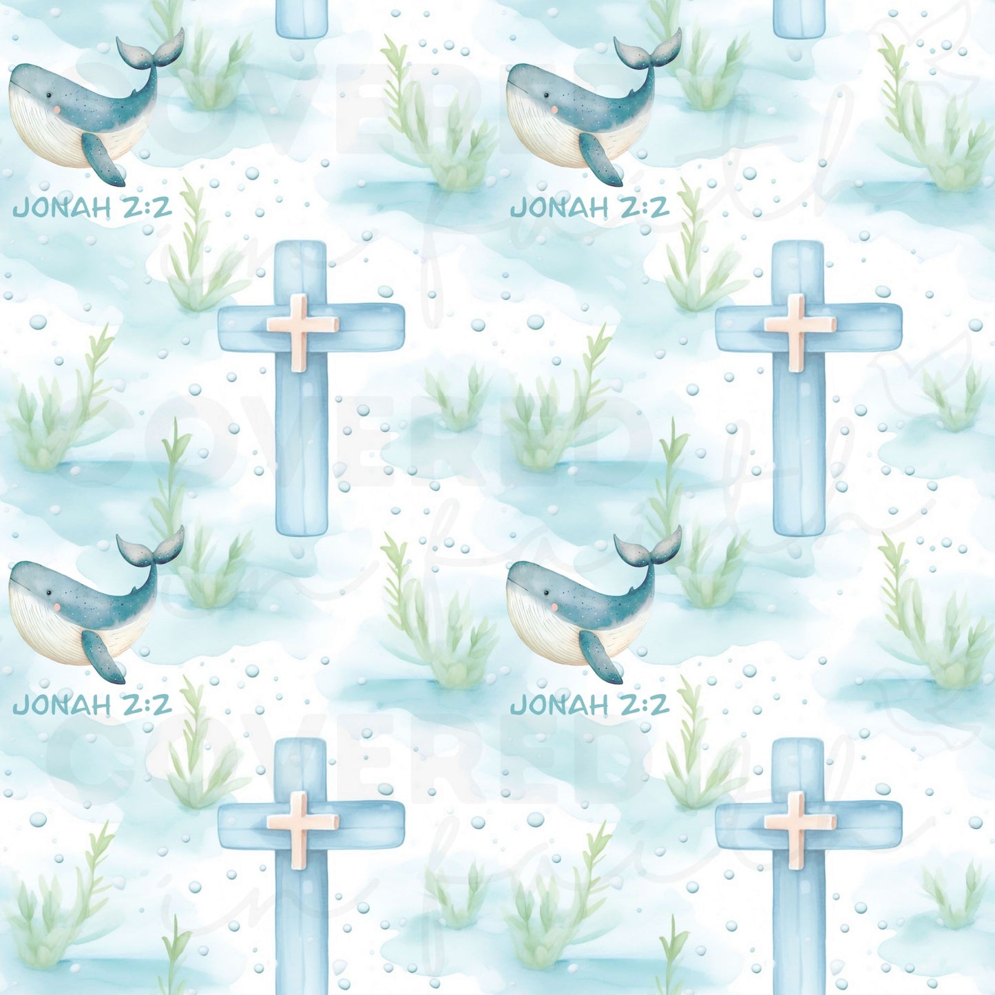 Inspired Jonah 2:2 Fleece Blanket