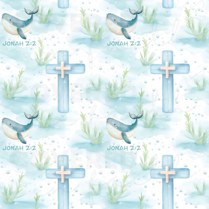 Inspired Jonah 2:2 Fleece Blanket
