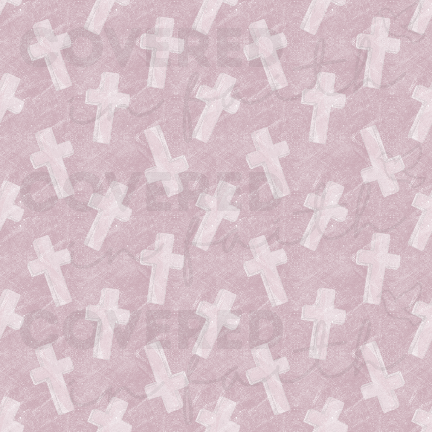 Personalized Covered in Grace Standard Crib Sheet