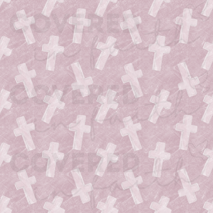 Personalized Covered in Grace Standard Crib Sheet