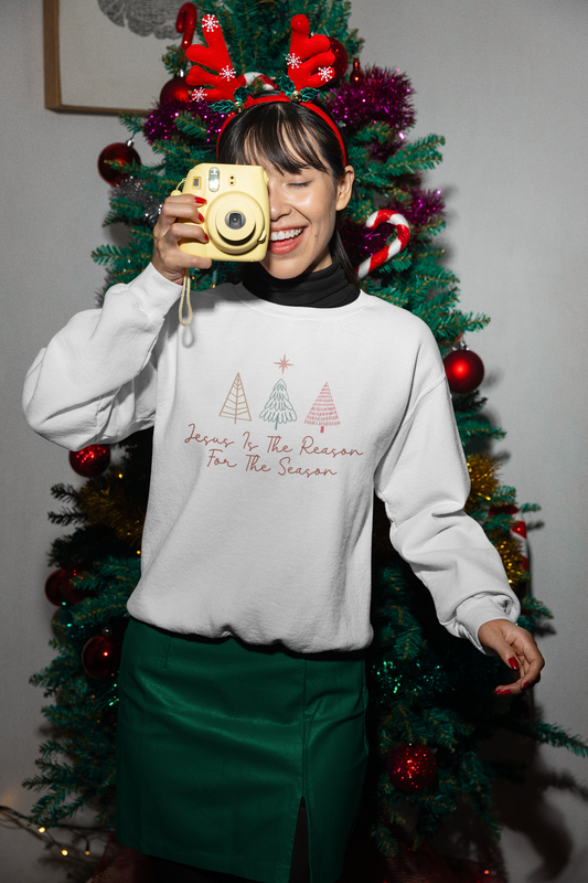 Jesus is the Reason Heavy Blend Fleece Crewneck
